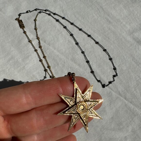 RARE! Star of Ishtar Inanna Necklace Polish Designer Anka Krystyniak - Picture 9 of 13